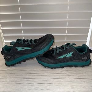 Altra lone peak 6 9W green blue running hiking shoe women’s